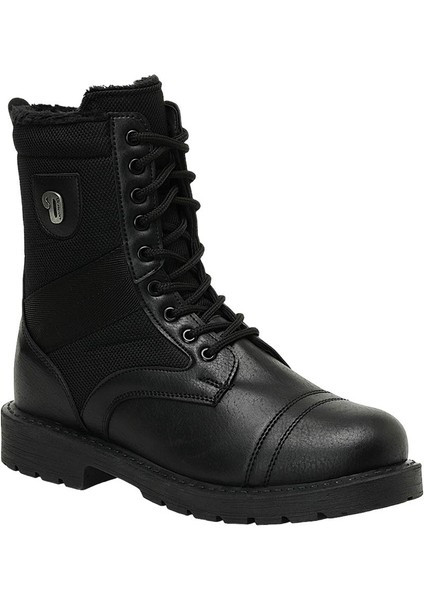 Erkek Su ve Soğuğa Dayanıklı Fermuarlı çi Kürklü Bot SİYAH fiyatları