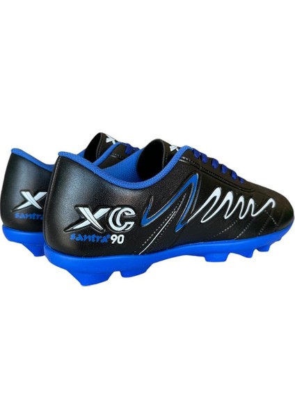 Erkek Krampon Dişli Futbol Ayakkabısı SİYAH - MAVİ fırsatları