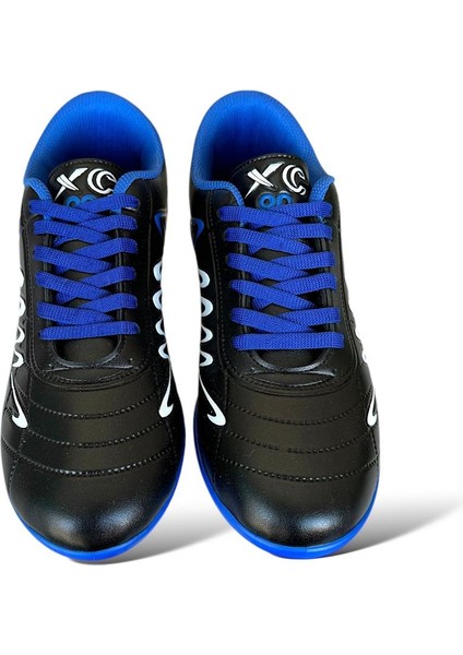 Erkek Krampon Dişli Futbol Ayakkabısı SİYAH - MAVİ indirimleri