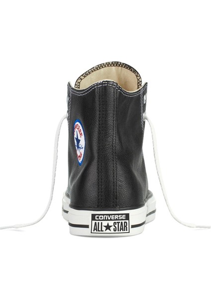 Chuck Taylor All Star Leather Unisex Siyah Sneaker Ayakkabı 132170C fırsatları