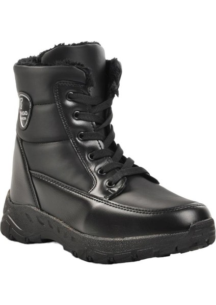 Soğuk Geçirmez İçi Kürklü Spor Kar Botu SİYAH - SİYAH modelleri