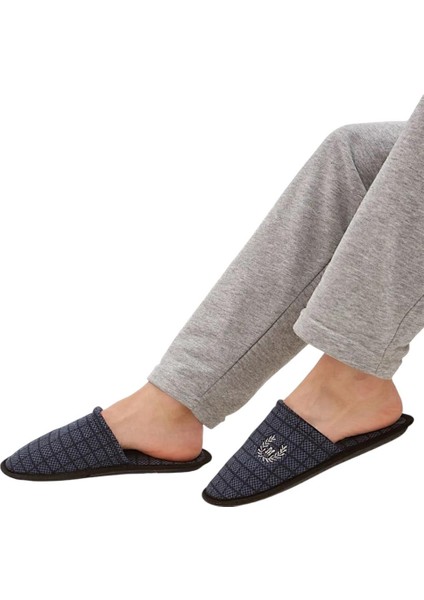 Kışlık Erkek Ev Terliği Lacivert modelleri