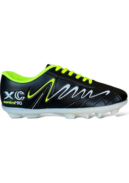 Erkek Krampon Dişli Futbol Ayakkabısı SARI - SİYAH