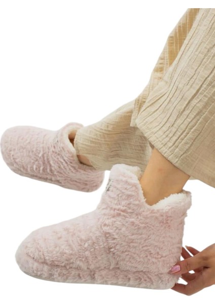 Kadın Panduf Kaydırmaz Taban Ev Botu Kalın Hafif Taban Pudra fiyatları