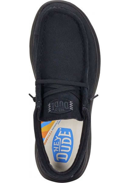 Erkek Oxford ( Klasik) HD.41975-001 Hey Dude Wally Comf Suede Black indirimleri