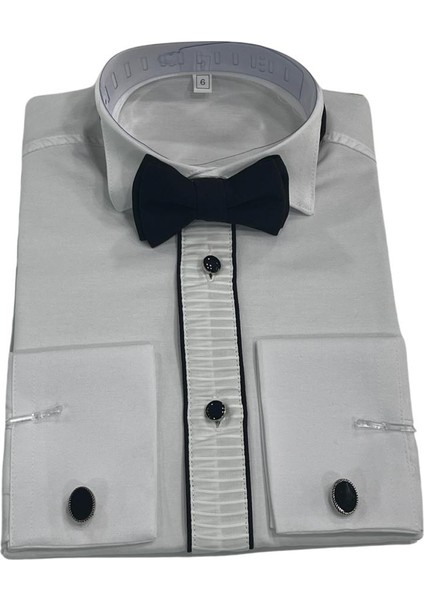 Erkek Çocuk Biyeli Gömlek