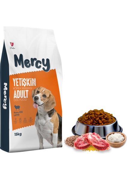 Kuzu Etli Yetişkin Köpek Maması 15 kg