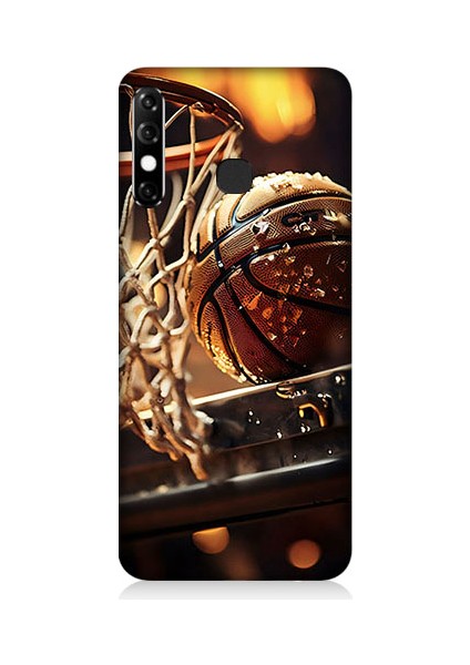 Infinix Hot 8 Uyumlu Uzay Iskeleti Desenli Silikon Kılıf