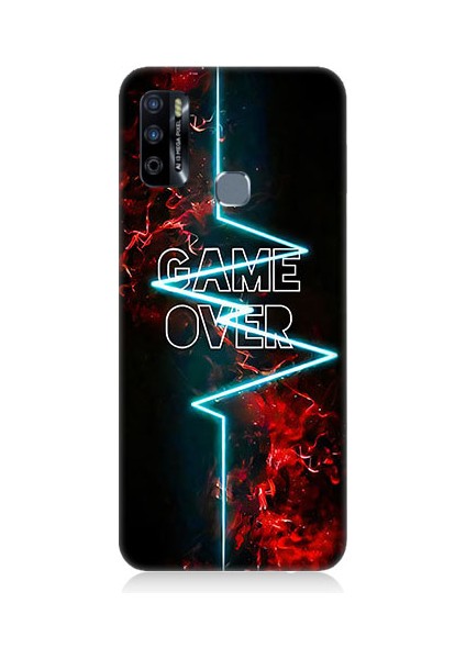 Infinix Hot 9 Uyumlu Oyun Bitti Desenli Silikon Kılıf