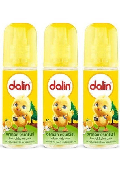 Bebek Kolonyası Orman Esintisi 150 ml x 3 Adet