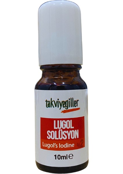 %2 Lugol Iyot Roll-On Şişe 10ml Solüsyon