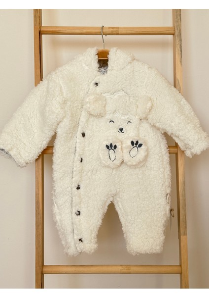 Sheep Welsoft Tüylü Şapkalı Bebek Tulum modelleri