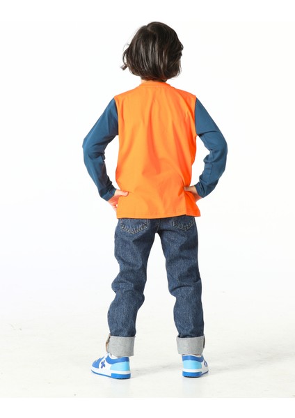 Trouble Maker Denim Pantolon +T-Shirt Takım