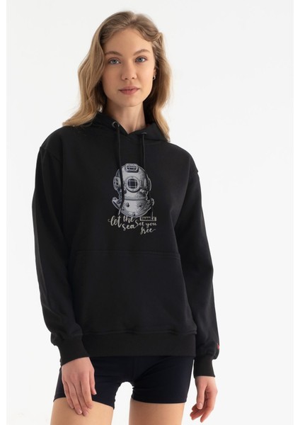 Antik Dalgıç Tasarım Sweatshirt Hoodie