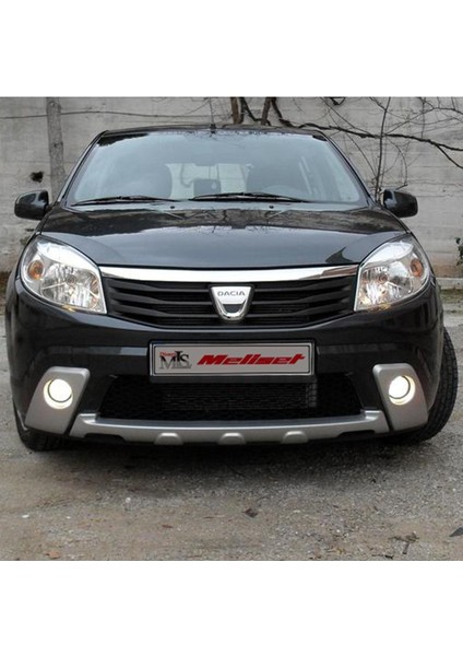 (Boyasız) Dacia Sandero Sisli Ön Tampon 2007 - 2011 Arasına Uyumludur