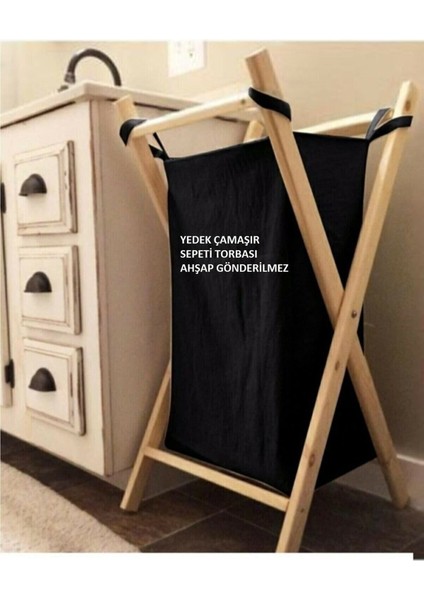 Tekno Trust Yedek Çamaşır Torbası Ahşap Kısmı Gönderilmez