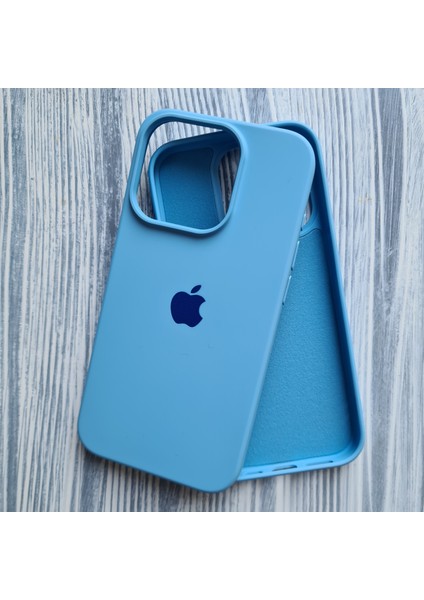 Apple iPhone 15 Pro Max (6.7) Uyumlu Lansman Içi Kadife Silikon Kılıf