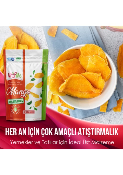Freeze Dried Mango 20 Gram - Dondurularak Kurutulmuş Çıtır Mango Atıştırmalık 3 Adet fiyatları