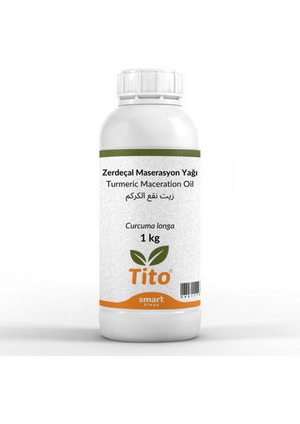Zerdeçal Maserasyon Yağı Curcuma Longa 1 kg