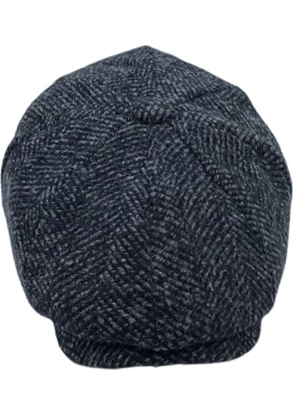 Kışlık Kaşe Ingiliz Stili 8 Parçalı Peaky Blinders Kasket Şapka modelleri