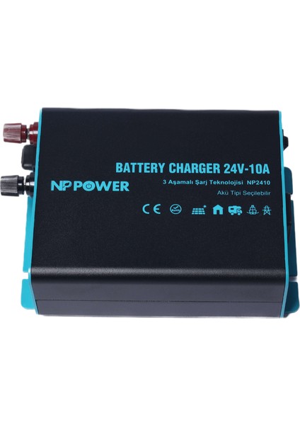 Np Power 24V 10A Akü Şarj Cihazı