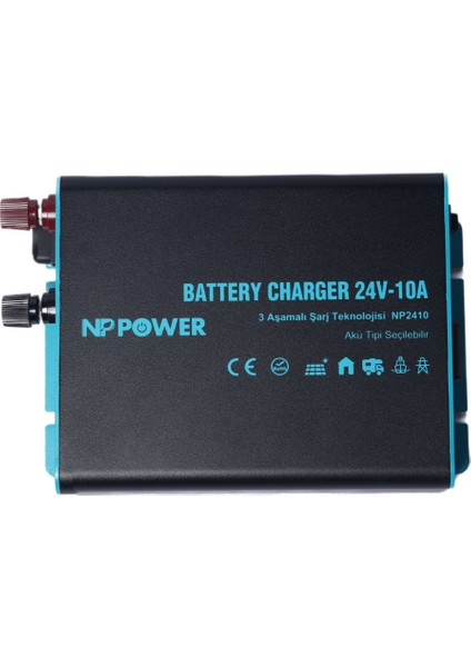 Np Power 24V 10A Akü Şarj Cihazı