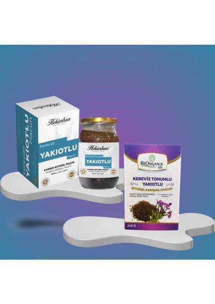 Kerevizli Yakıotlu Macun 420 gr + Kereviz Tohumlu Yakıotlu Macun 240 gr