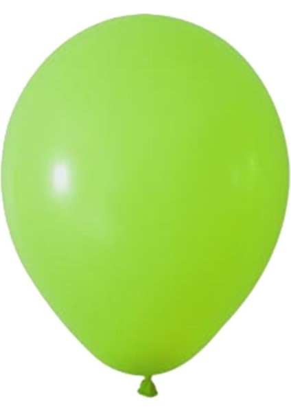 50 Adet Açık Yeşil lateks Helyum Uyumlu Balon+Açık Yeşil Balon Doğum Günü Parti Süsleme Helyum Uyumlu