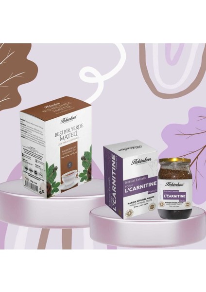 Form Seti L'carnitin Macun ve Beşi Bir Yerde Mateli Çay 40'lı