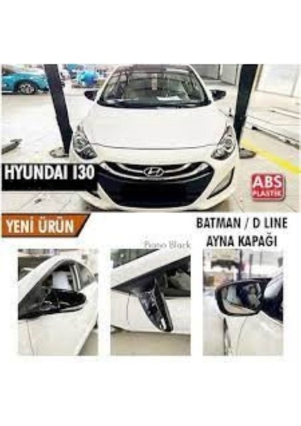 Hyundai I30 Batman Yarasa Ayna Kapağı Piano Black 2012-2017 Arası