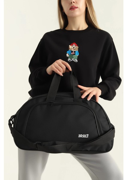 Siyah Fermuarlı Kadın El ve Omuz Valiz Çantası fiyatları