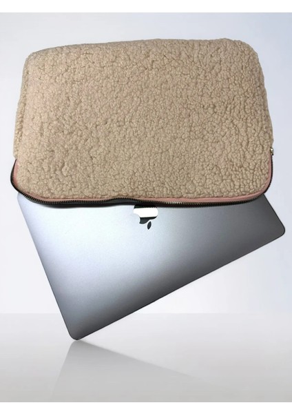 Tedcase 13.3 Inç Plushguard Laptop Kılıfı ve Çanta 36X26CM , Teddy Peluş Çanta