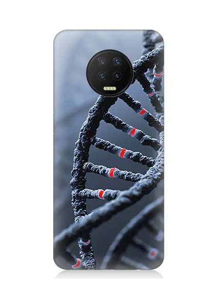 Infinix Note 7 Uyumlu Dna Sarmalı Desenli Silikon Kılıf