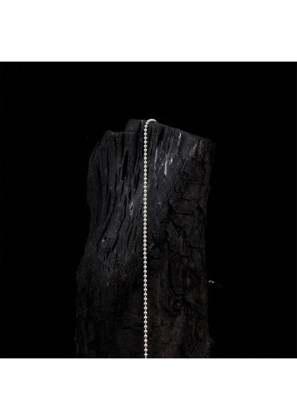 925 Ayar Gümüş Top Zincirli Erkek Zincir Kolye fırsatları