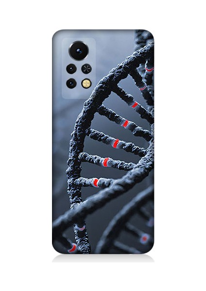 Infinix Note 11S Uyumlu Dna Sarmalı Desenli Silikon Kılıf