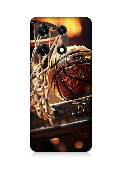 Infinix Note 30 Pro Uyumlu Uzay Iskeleti Desenli Silikon Kılıf