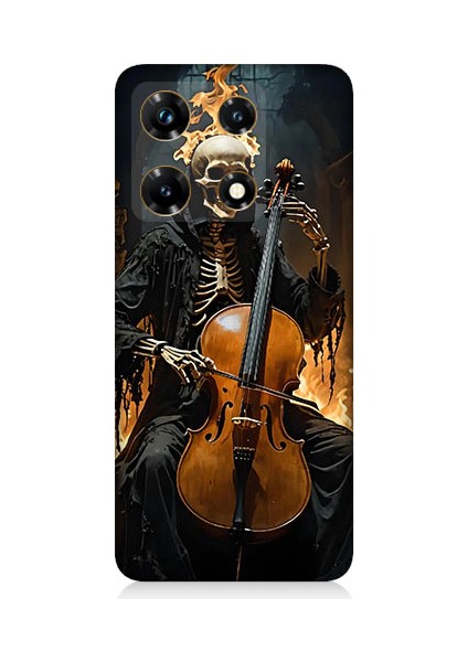 Infinix Note 30 Pro Uyumlu Iskelet Çello Desenli Silikon Kılıf
