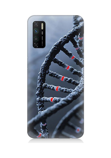 Infinix Note 7 Lite Uyumlu Dna Sarmalı Desenli Silikon Kılıf