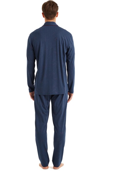 Blackspade Erkek Lacivert Pijama Takım 40574