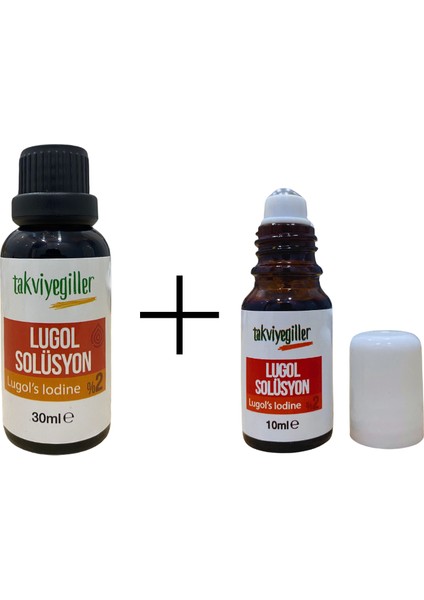 Lugol - Iyot Kafesi Seti – %2 Lugol 30ML + Roll-On 10ML
