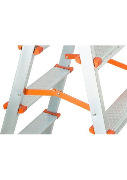 - 8+8 Alüminyum Çift Çıkışlı Merdiven - 8 Basamaklı Ev, Bahçe ve İş Yeri Kullanımına Uygun fiyatları