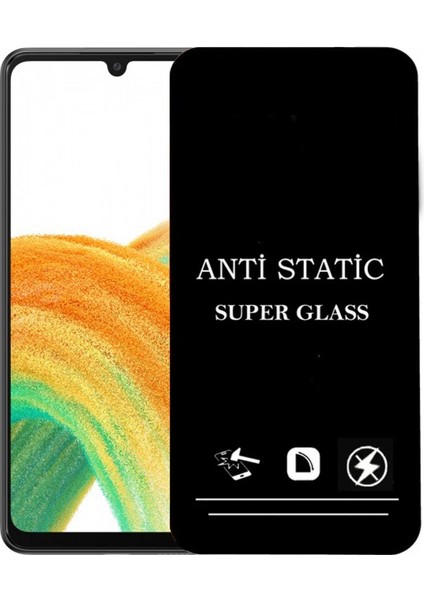 Samsung Galaxy A33 Anti Statik Ekran Koruyucu Toz Tutmayan Kırılmaz Cam