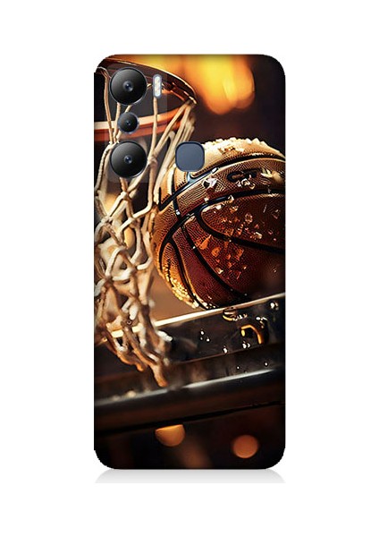 Infinix Hot 20I Uyumlu Uzay Iskeleti Desenli Silikon Kılıf