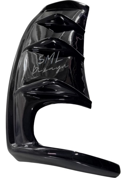 Seat Leon Mk2 Makyajlı Kasa Difüzör Plastik Leon Mk2.5 Arka-Ek-Difizör-Bodykit Piano Black indirimleri