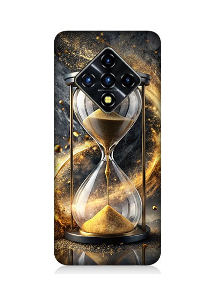 Infinix Zero 8 Uyumlu Kum Saati Desenli Silikon Kılıf