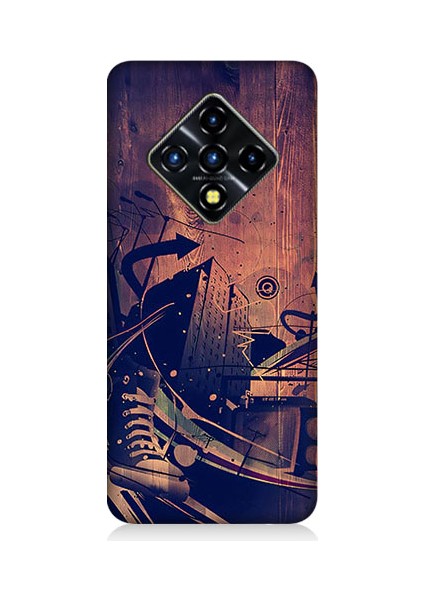 Infinix Zero 8 Uyumlu Karanlık Tiyatro Desenli Silikon Kılıf