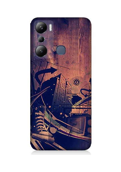 Infinix Hot 20I Uyumlu Karanlık Tiyatro Desenli Silikon Kılıf