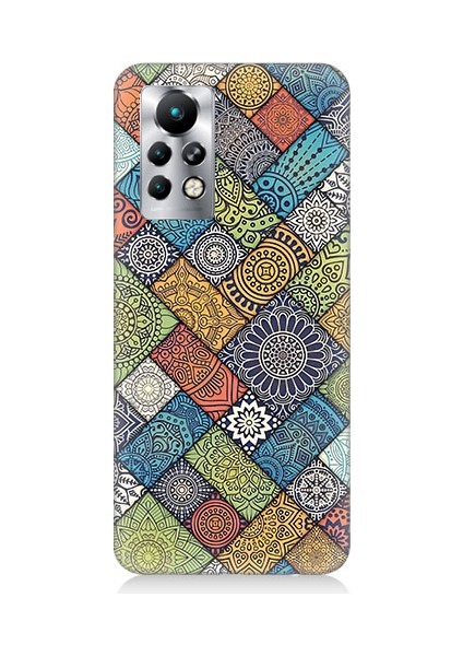 Infinix Note 11 Pro Uyumlu Renkli Desen Desenli Silikon Kılıf