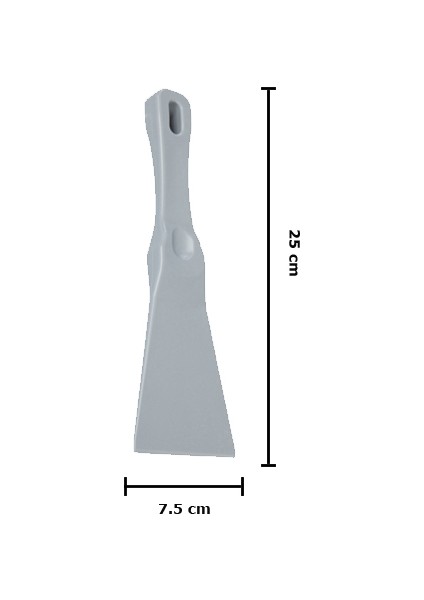Vgıda Sınıfı Renk Kodlu Spatula - Gri