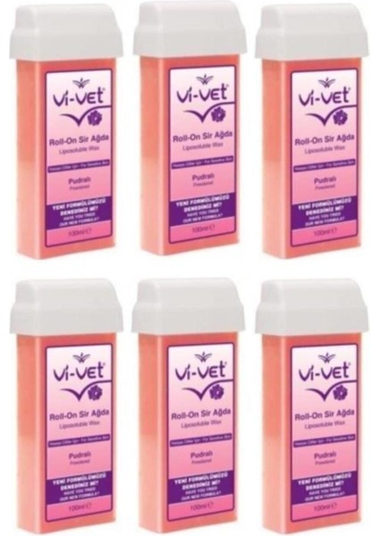 Pudralı Kartuş Sir Ağda 100 ml 6'lı Set